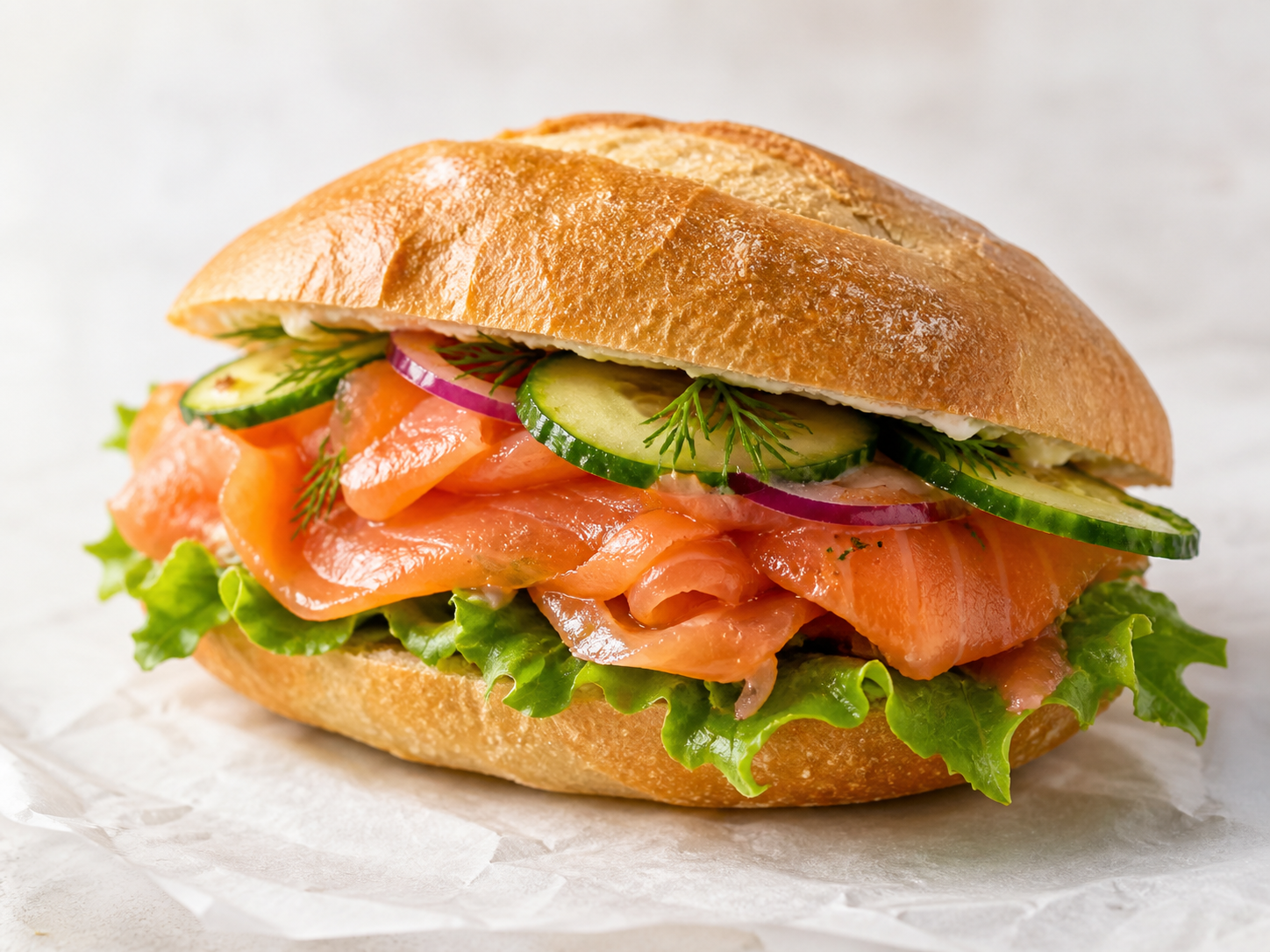 Broodje Gerookte Zalm